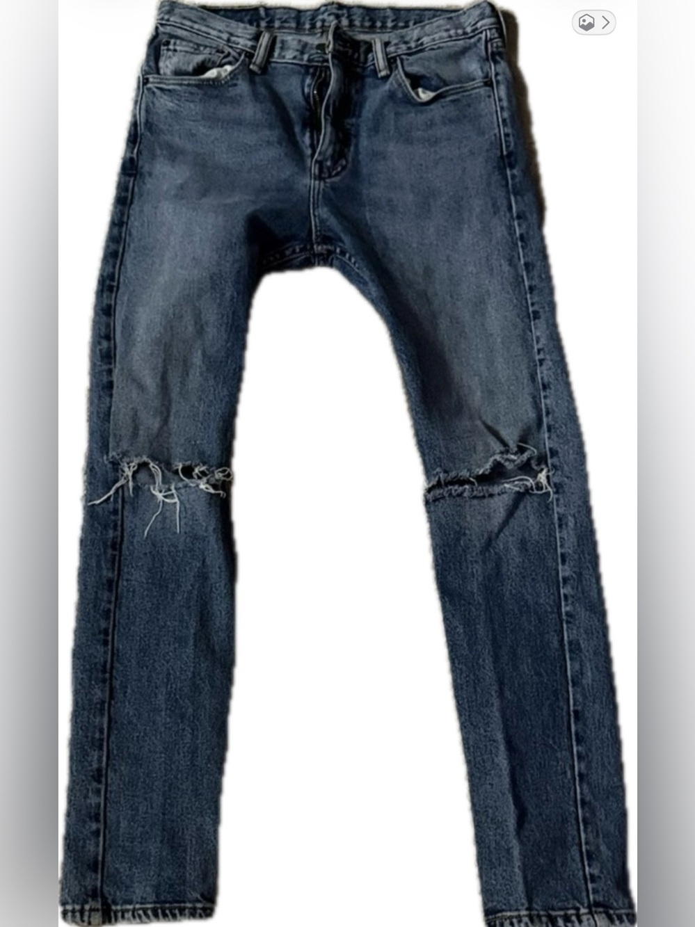 👖 Levi’s 501 Original Distressed Straight Leg Jeans | Men’s 30x32